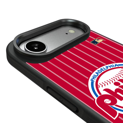 Philadelphia Phillies 1984-1991 - Cooperstown Collection Pinstripe Bump Phone Case for Apple iPhone