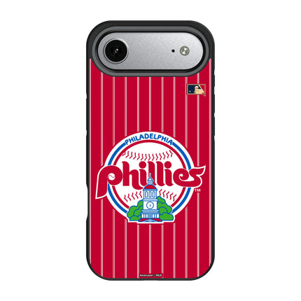 Philadelphia Phillies 1984-1991 - Cooperstown Collection Pinstripe Bump Phone Case for Apple iPhone