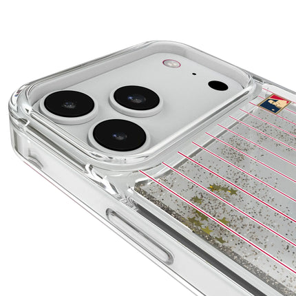 Philadelphia Phillies 1984-1991 - Cooperstown Collection Pinstripe Glitter Phone Case for Apple iPhone