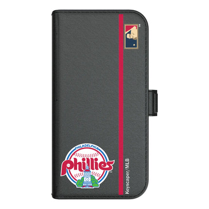 Philadelphia Phillies 1984-1991 - Cooperstown Collection Sidebar Folio 2.0 Case for Apple iPhone