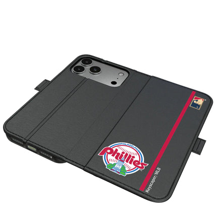 Philadelphia Phillies 1984-1991 - Cooperstown Collection Sidebar Folio 2.0 Case for Apple iPhone