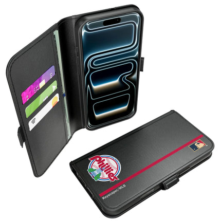Philadelphia Phillies 1984-1991 - Cooperstown Collection Sidebar Folio 2.0 Case for Apple iPhone