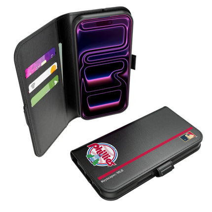 Philadelphia Phillies 1984-1991 - Cooperstown Collection Sidebar Folio 2.0 Case for Apple iPhone