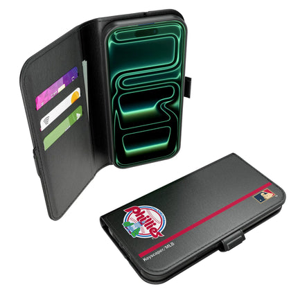Philadelphia Phillies 1984-1991 - Cooperstown Collection Sidebar Folio 2.0 Case for Apple iPhone