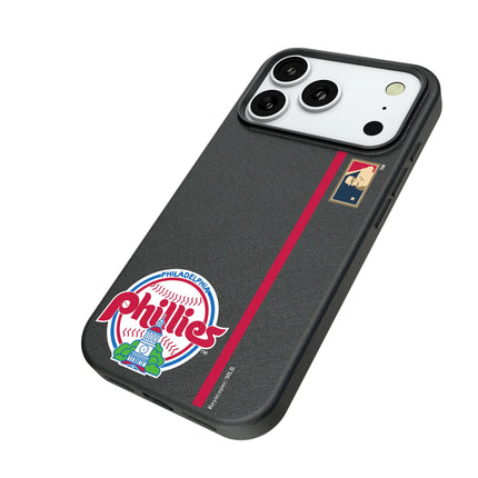 Philadelphia Phillies 1984-1991 - Cooperstown Collection Sidebar MagSafe Compatible Phone Case for Apple iPhone