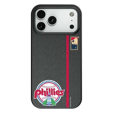 Philadelphia Phillies 1984-1991 - Cooperstown Collection Sidebar MagSafe Compatible Phone Case for Apple iPhone