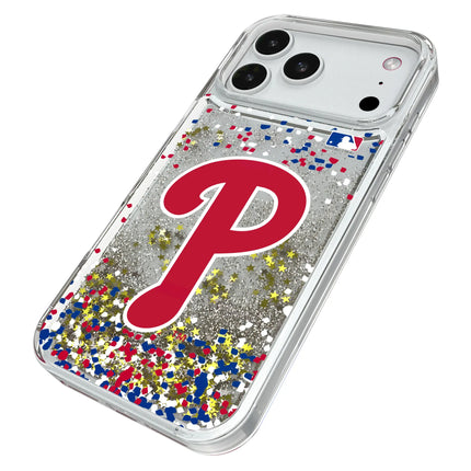Philadelphia Phillies Confetti Glitter Phone Case for Apple iPhone