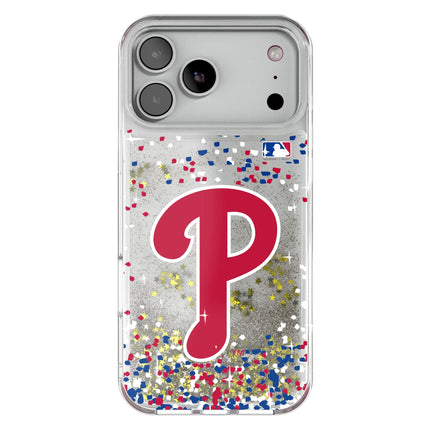 Philadelphia Phillies Confetti Glitter Phone Case for Apple iPhone