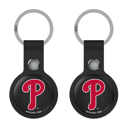 Philadelphia Phillies Insignia Black Airtag Holder 2-Pack
