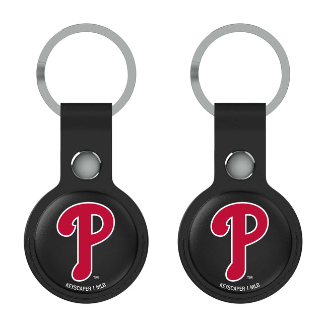 Philadelphia Phillies Insignia Black Airtag Holder 2-Pack