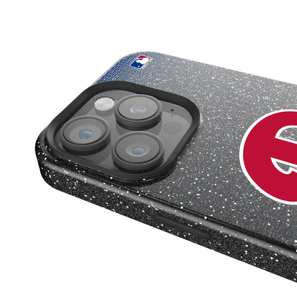 Philadelphia Phillies Linen Black Bling Phone Case for Apple iPhone