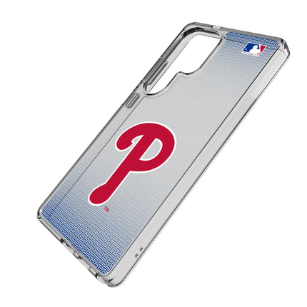 Philadelphia Phillies Linen Clear Phone Case for Samsung Galaxy