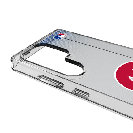 Philadelphia Phillies Linen Clear Phone Case for Samsung Galaxy