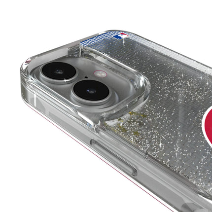 Philadelphia Phillies Linen Glitter Phone Case for Apple iPhone