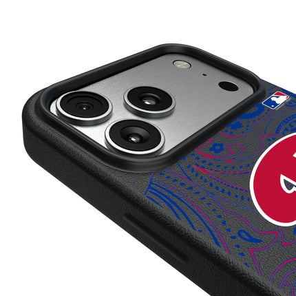 Philadelphia Phillies Paisley MagSafe Compatible Phone Case for Apple iPhone