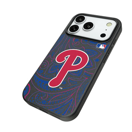 Philadelphia Phillies Paisley MagSafe Compatible Phone Case for Apple iPhone