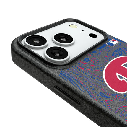 Philadelphia Phillies Paisley MagSafe Compatible Phone Case for Apple iPhone