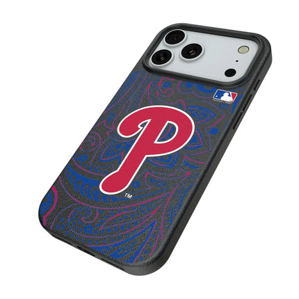 Philadelphia Phillies Paisley MagSafe Compatible Phone Case for Apple iPhone