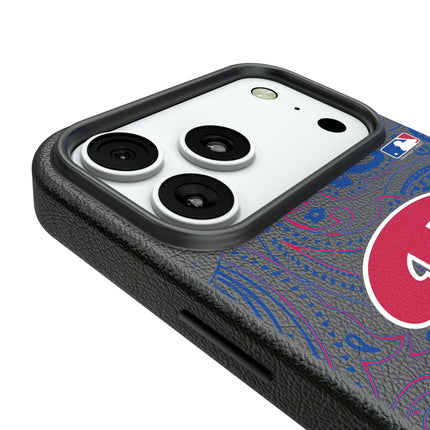 Philadelphia Phillies Paisley MagSafe Compatible Phone Case for Apple iPhone