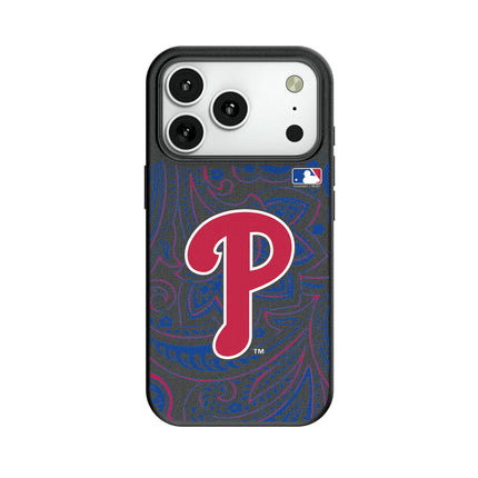 Philadelphia Phillies Paisley MagSafe Compatible Phone Case for Apple iPhone