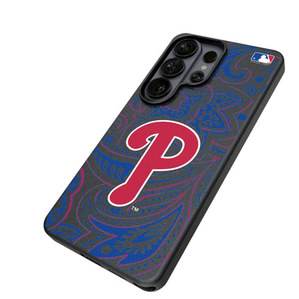 Philadelphia Phillies Paisley MagSafe Compatible Phone Case for Samsung Galaxy