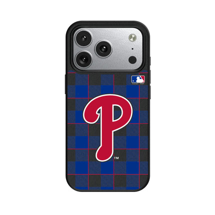 Philadelphia Phillies Plaid MagSafe Compatible Phone Case for Apple iPhone