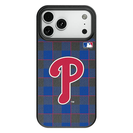 Philadelphia Phillies Plaid MagSafe Compatible Phone Case for Apple iPhone