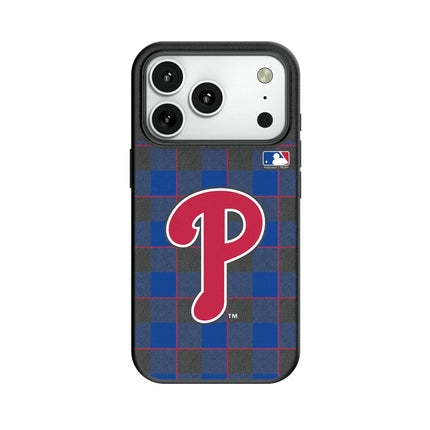 Philadelphia Phillies Plaid MagSafe Compatible Phone Case for Apple iPhone