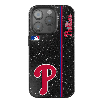 Philadelphia Phillies Sidebar Black Bling Phone Case for Apple iPhone