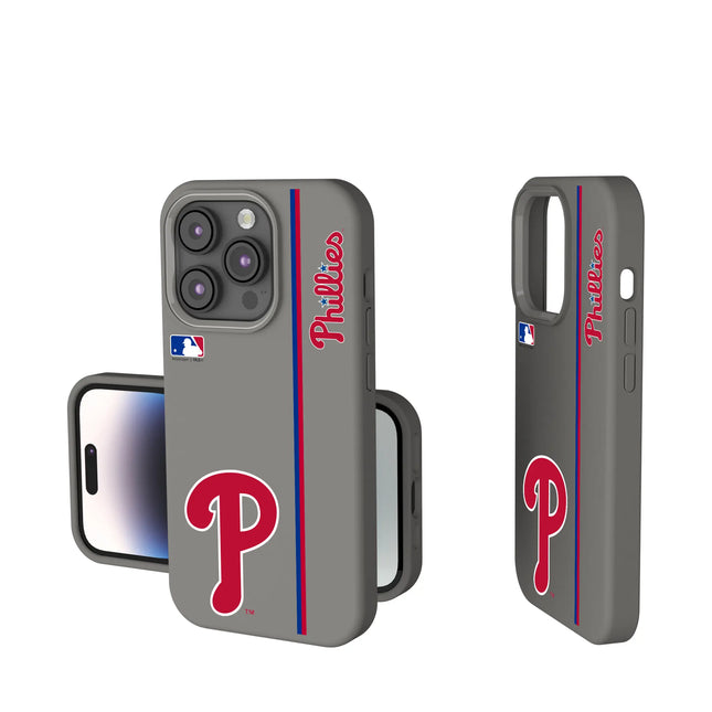 Philadelphia Phillies Sidebar Soft Touch Phone Case for Apple iPhone