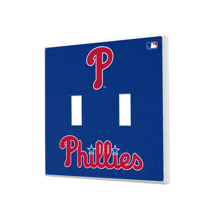 Philadelphia Phillies Solid Hidden-Screw Light Switch Plate