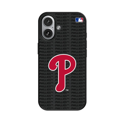 Philadelphia Phillies Text Backdrop MagSafe Compatible Phone Case for Apple iPhone
