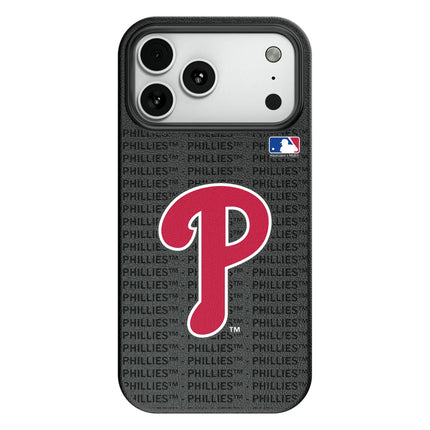 Philadelphia Phillies Text Backdrop MagSafe Compatible Phone Case for Apple iPhone