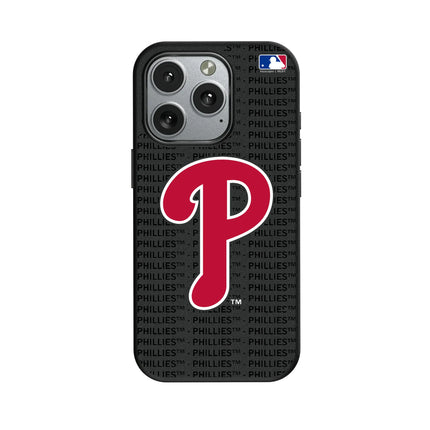 Philadelphia Phillies Text Backdrop MagSafe Compatible Phone Case for Apple iPhone