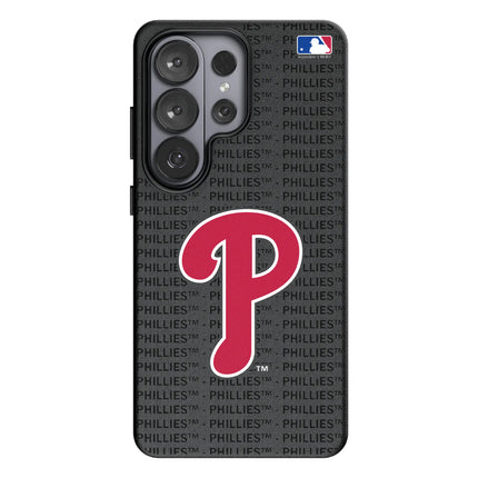 Philadelphia Phillies Text Backdrop MagSafe Compatible Phone Case for Samsung Galaxy