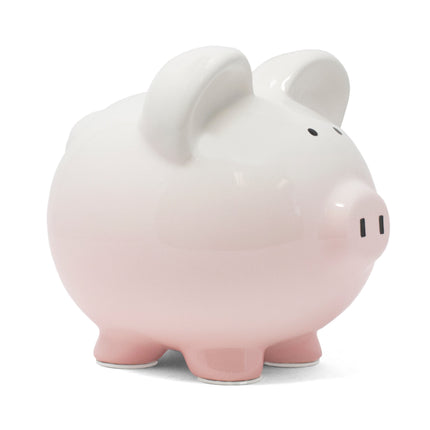 Pink Ombre Large Piggy Bank