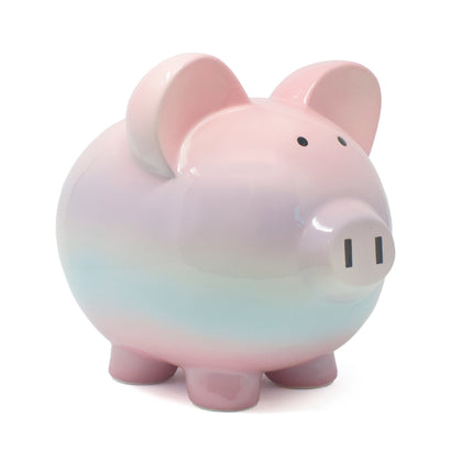 Raspberry Ombre Piggy Bank