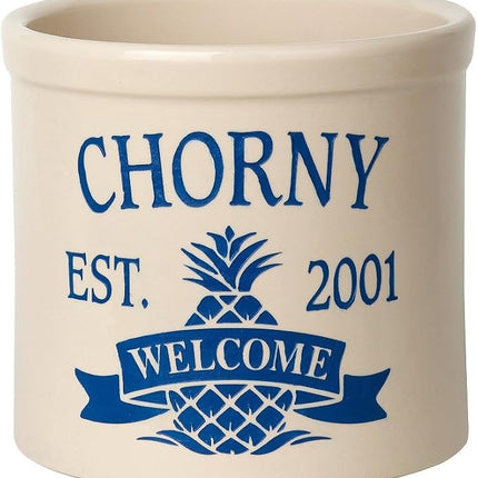 Personalized Pineapple Crock