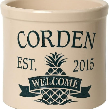 Personalized Pineapple Crock