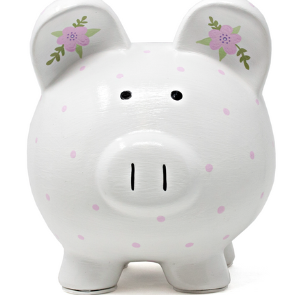 Pink Bohemian Large Piggy Bank