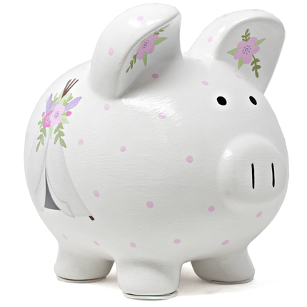 Pink Bohemian Large Piggy Bank