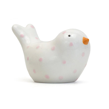 Pink Polka Dot Birdie Bank