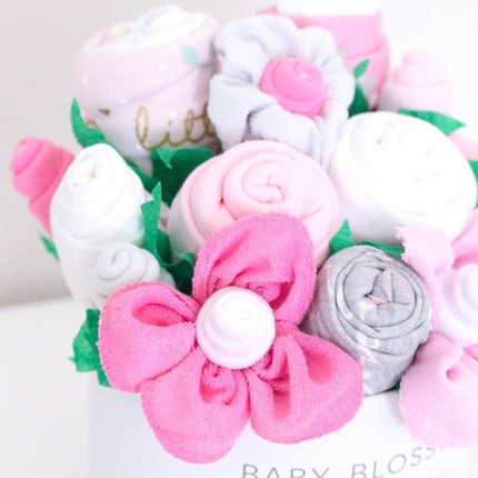 Pink Hatbox Bouquet - Deluxe