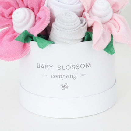 Pink Hatbox Bouquet - Petite