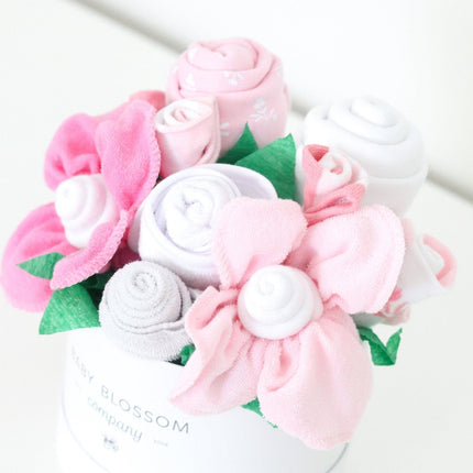 Pink Hatbox Bouquet - Petite