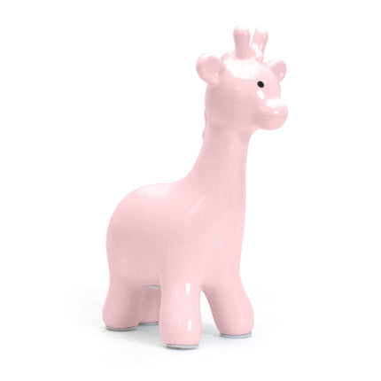 Pink Medium Giraffe Bank