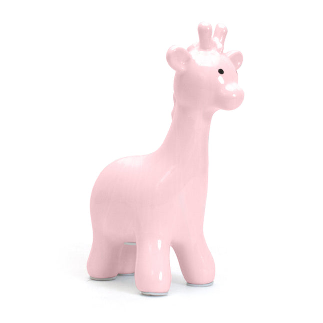 Pink Medium Giraffe Bank