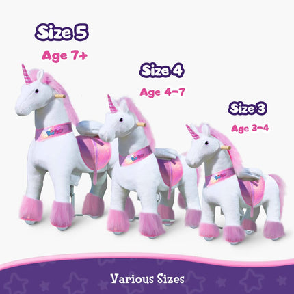 Model U® Unicorn Ride-On Toy Age 7+ – Pink