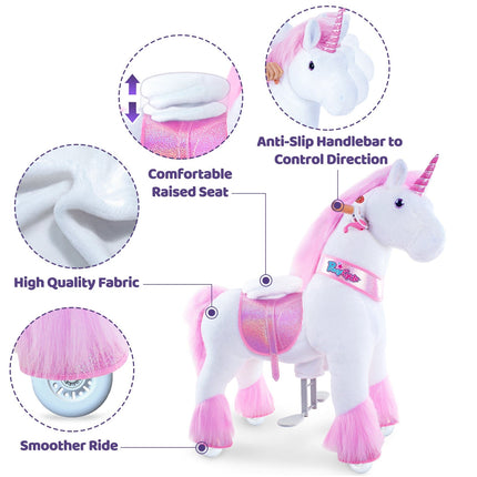 Model U® Unicorn Ride-On Toy Age 7+ – Pink