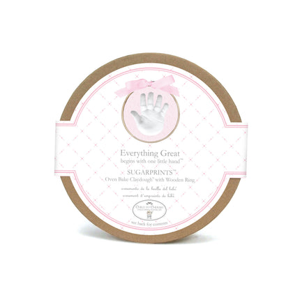 Pink Sugarprint Glitter Handprint Kit